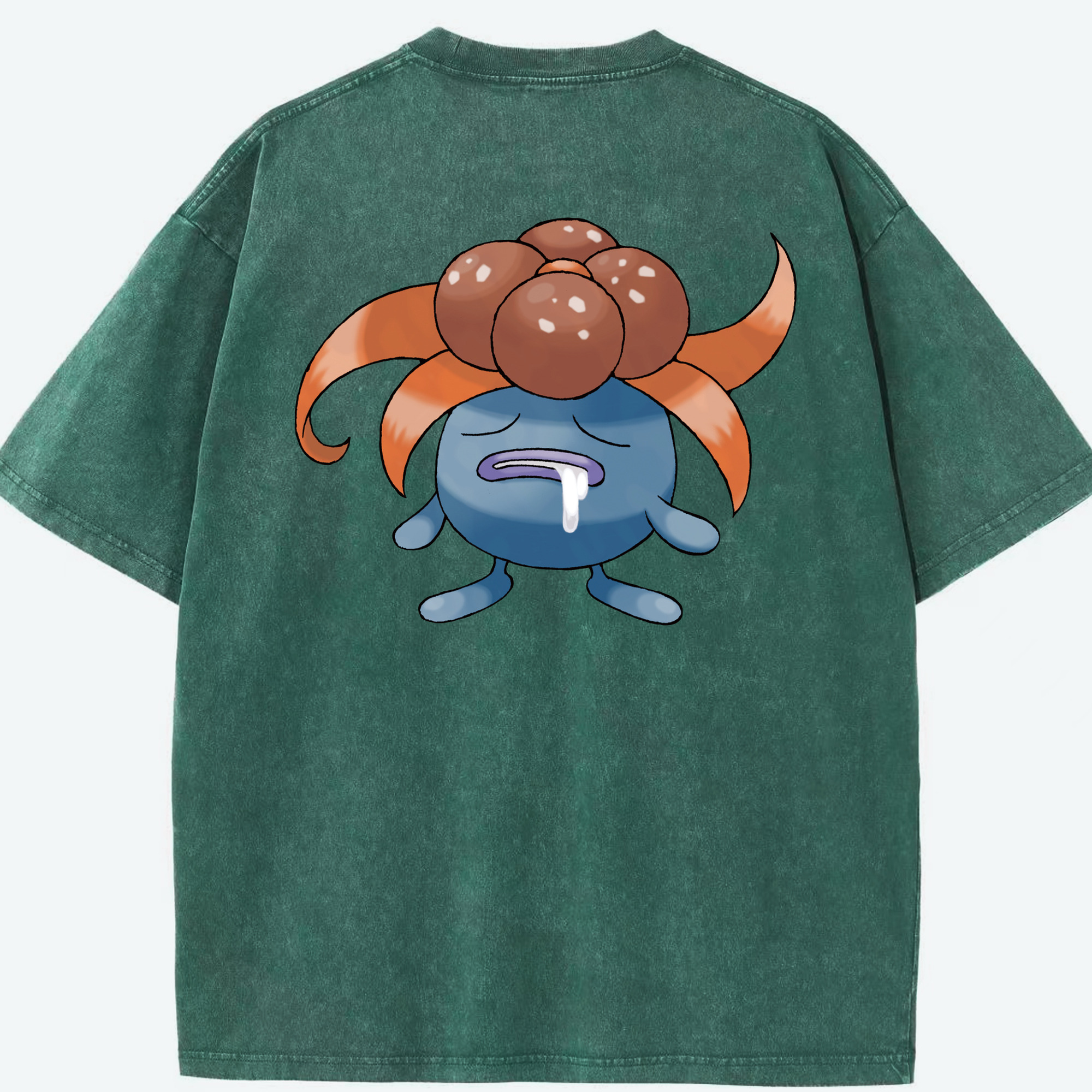 （画像用） ポケットモンスター Pokémon 綿100% ヴィンテージ風 半袖Tシャツ（背面プリント）
